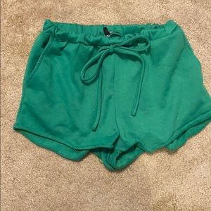 Small Green Fashion Nova Jersey Shorts